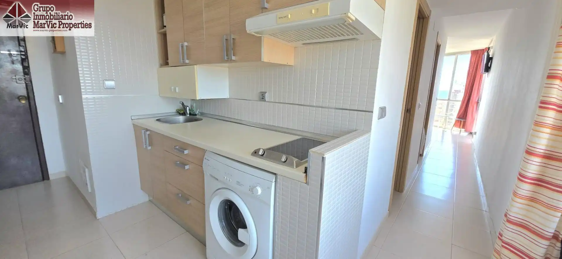 Cocina de Apartamento en venta en Benidorm con Aire acondicionado, Terraza y Amueblado