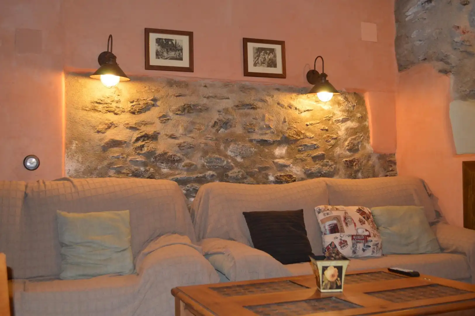 Living room of Flat for sale in Sorvilán  with Heating, Parquet flooring and Furnished
