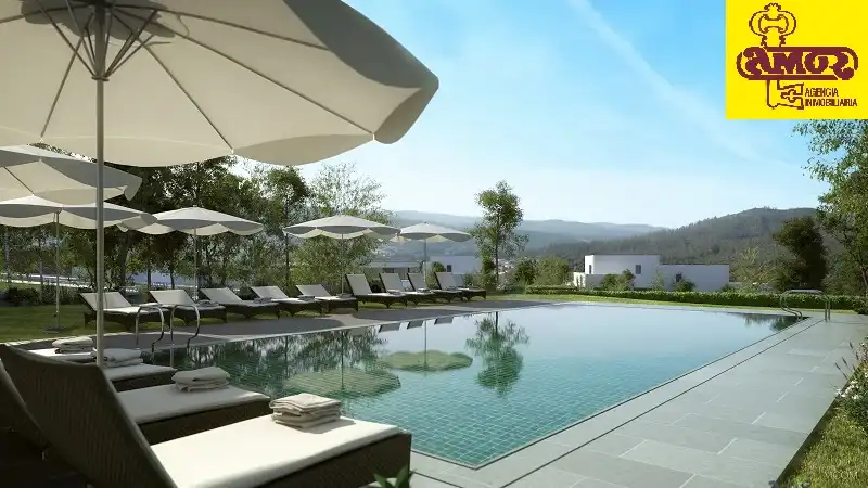 Piscina de Casa o chalet en venta en Santiago de Compostela  con Amueblado