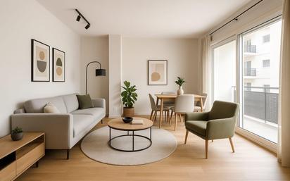 Living room of Flat for sale in Vilanova i la Geltrú  with Heating, Terrace and Storage room