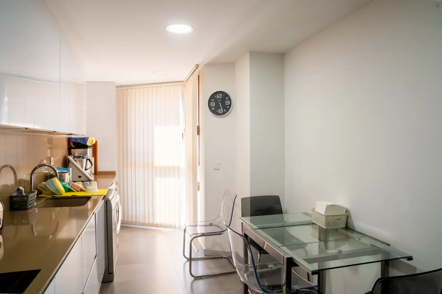 Küche von Wohnung zum Verkauf in Alboraya mit Klimaanlage, Parkett und Abstellraum