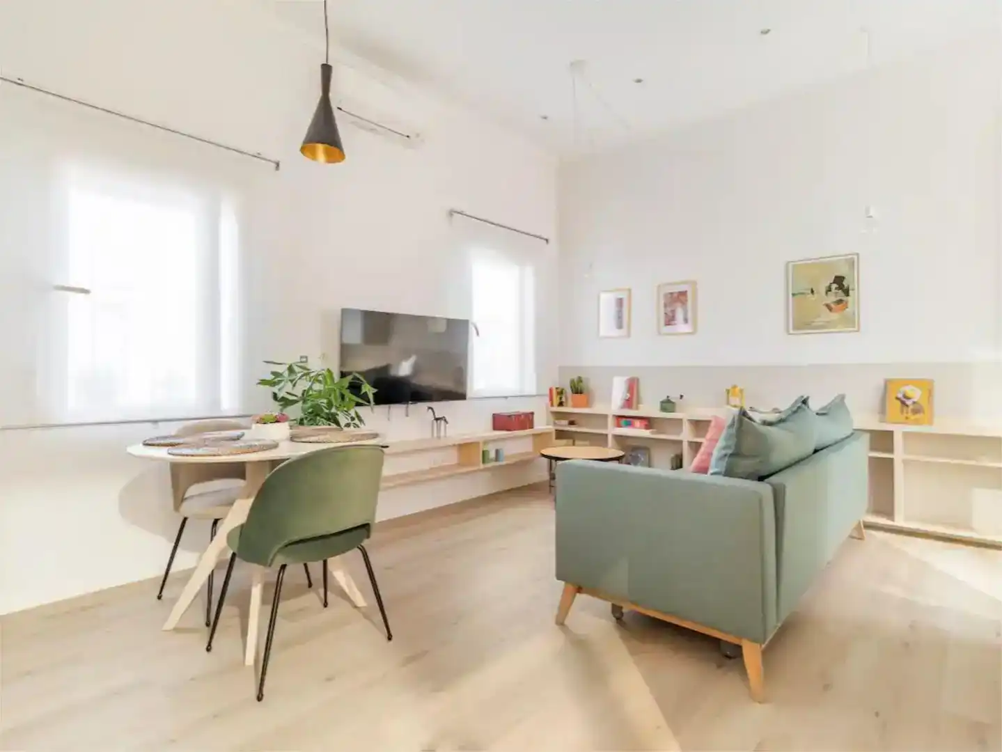 Sala d'estar de Finca rústica en venda en Cartagena amb Aire condicionat, Jardí privat i Piscina