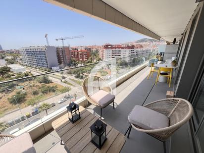 Terrace of Flat for sale in  Barcelona Capital  with Air Conditioner, Terrace and Balcony