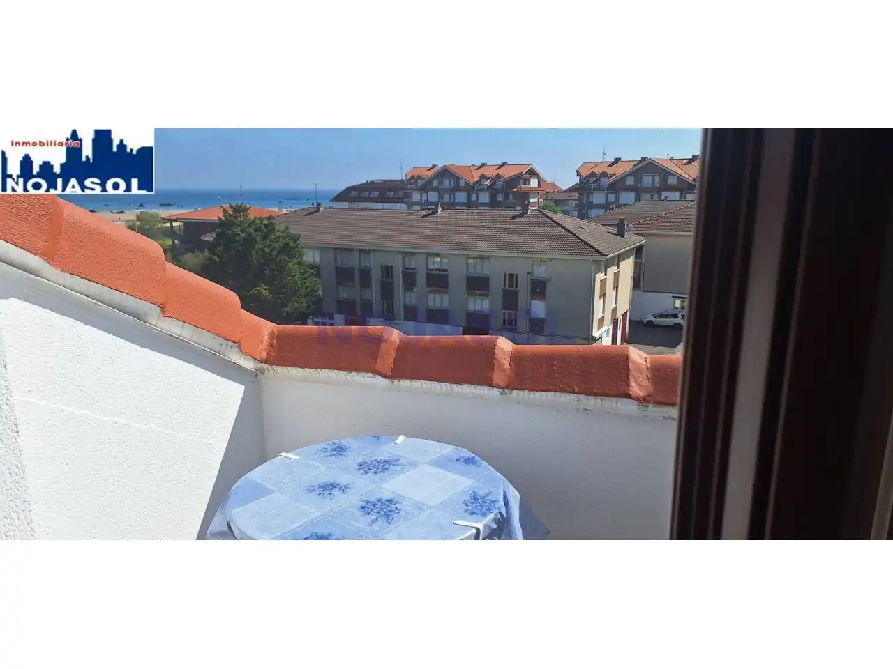 Balcony of Flat for rent in Noja  with Heating, Terrace and Furnished