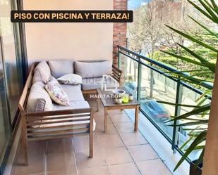 Balcony of Flat for sale in Olot  with Air Conditioner, Heating and Private garden