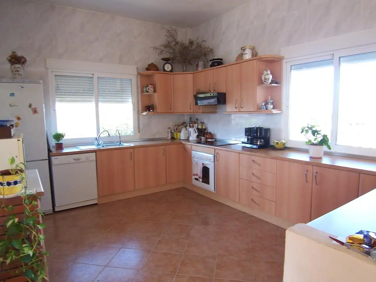 Cuina de Casa o xalet en venda en Cartagena amb Calefacció, Jardí privat i Terrassa