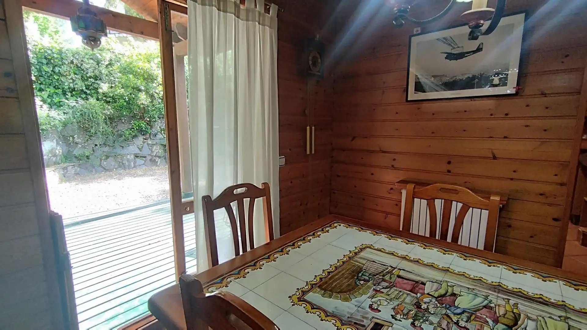 Esszimmer von Haus oder Chalet zum Verkauf in Sant Pere de Vilamajor mit Klimaanlage, Heizung und Privatgarten