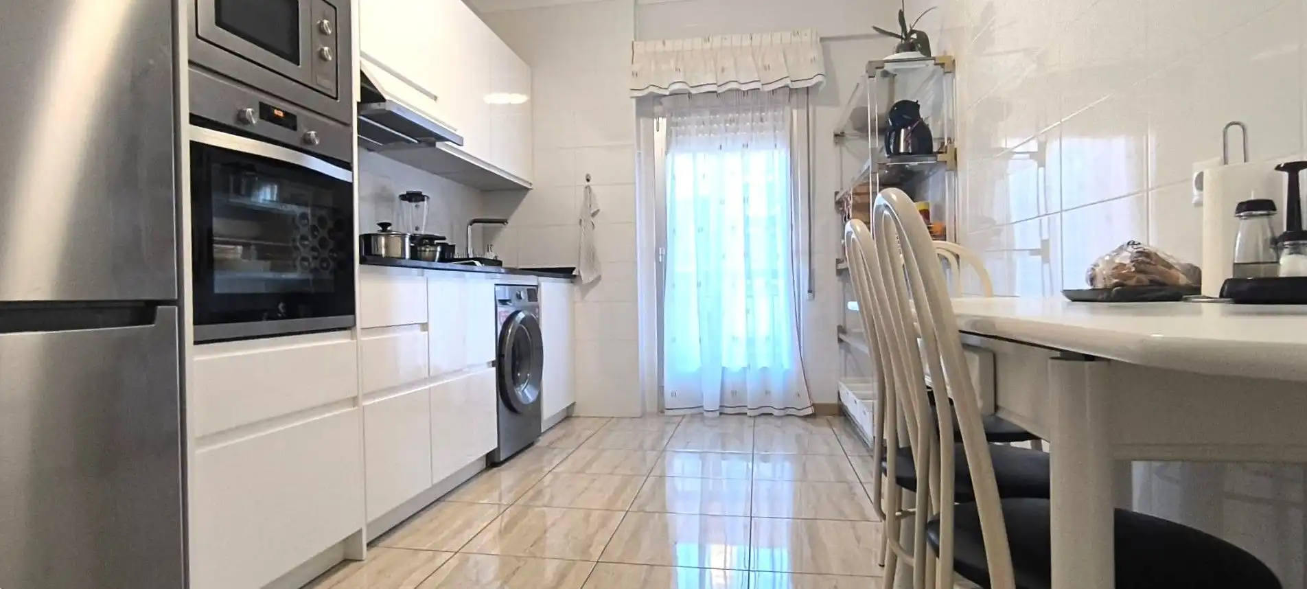 Kitchen of Flat for sale in  Logroño  with Heating and Terrace