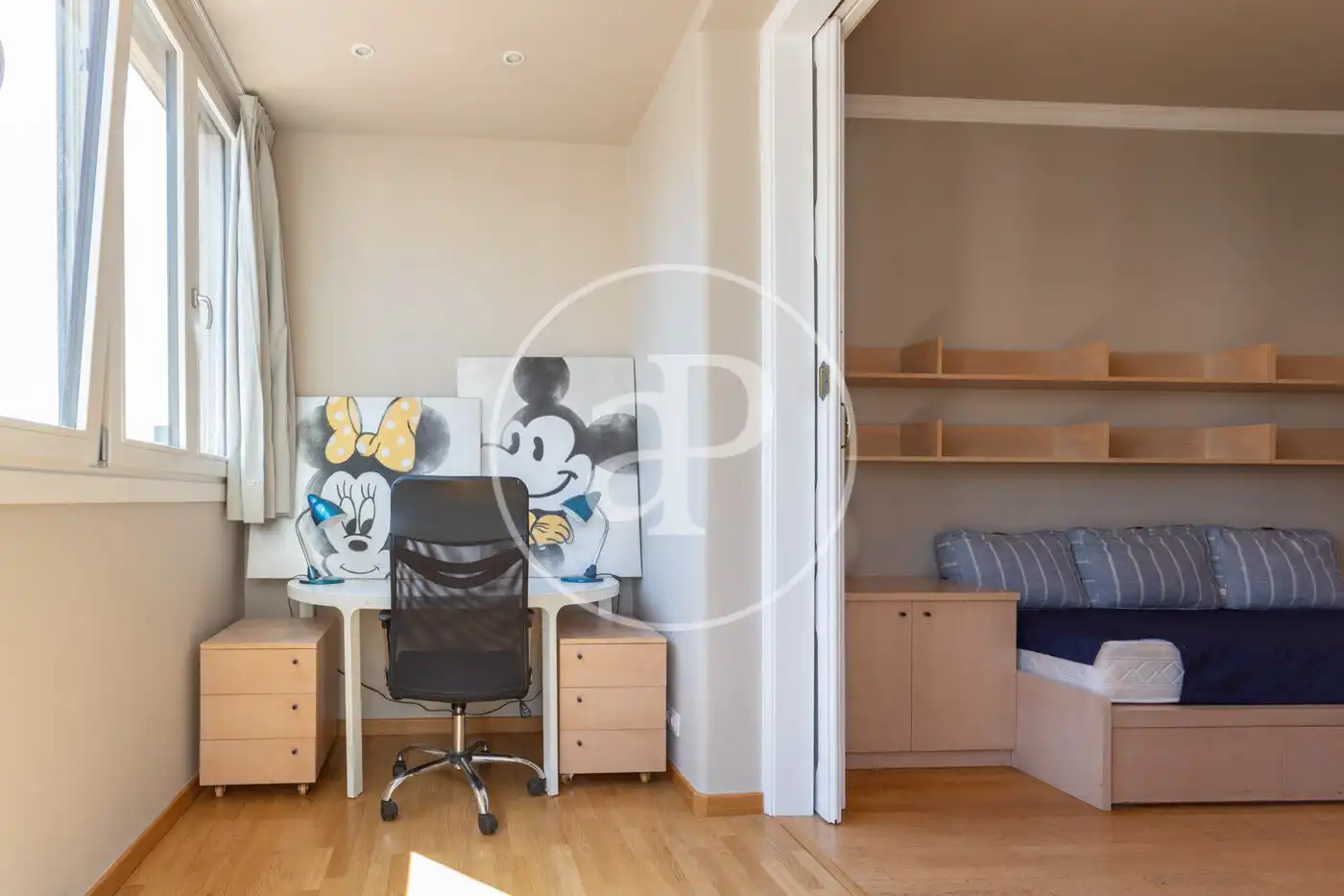 Bedroom of Flat for rent in Barcelona  with Air Conditioner, Heating and Terrace