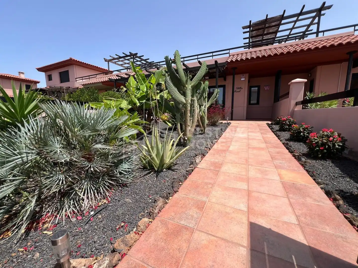 Terrassa de Casa adosada en venda en La Oliva amb Jardí privat, Terrassa i Moblat