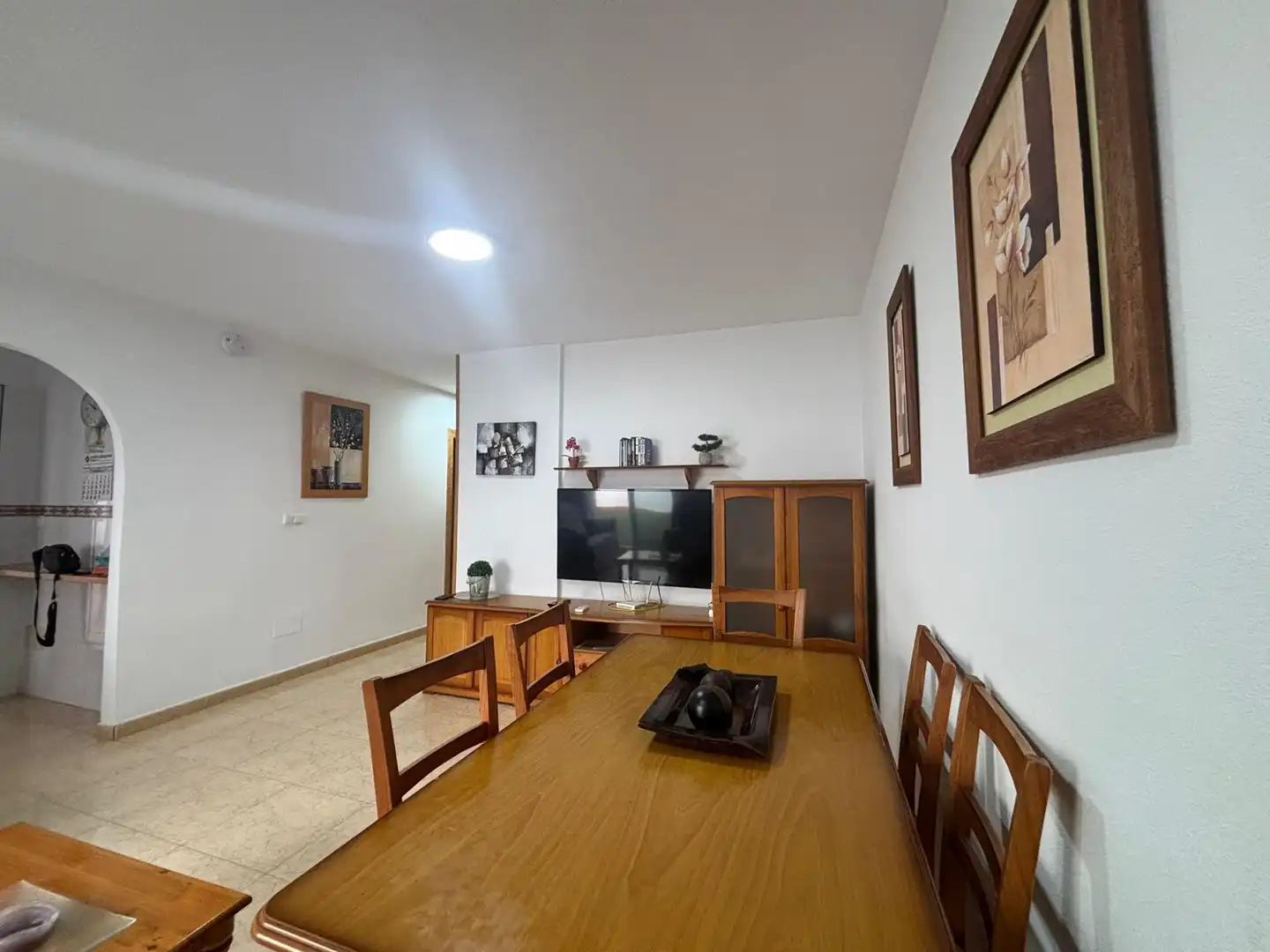 Sala de estar de Dúplex de alquiler en Los Alcázares con Jardín privado, Terraza y Amueblado