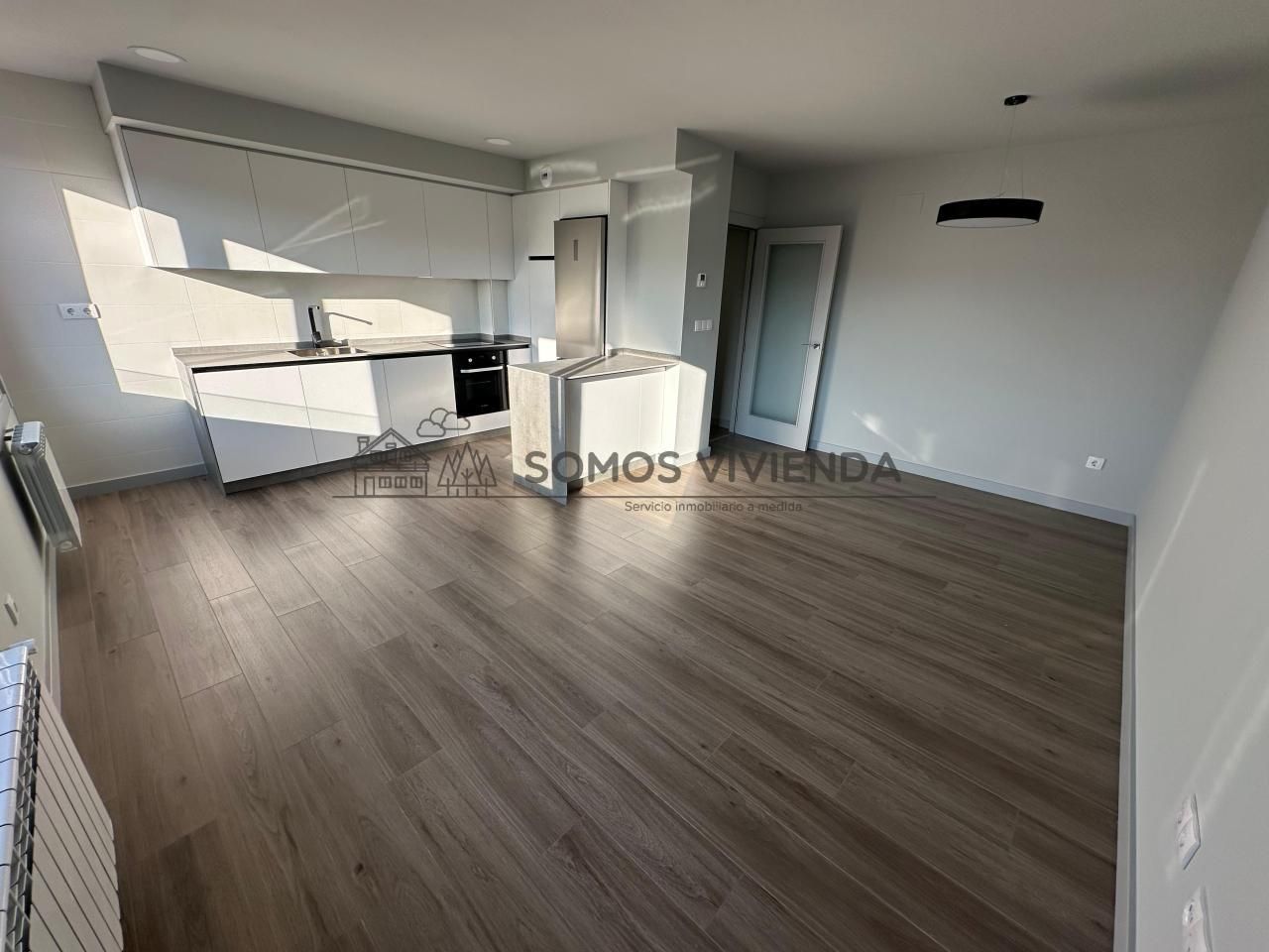 Cocina de Apartamento de alquiler en Ourense Capital  con Calefacción, Amueblado y Balcón