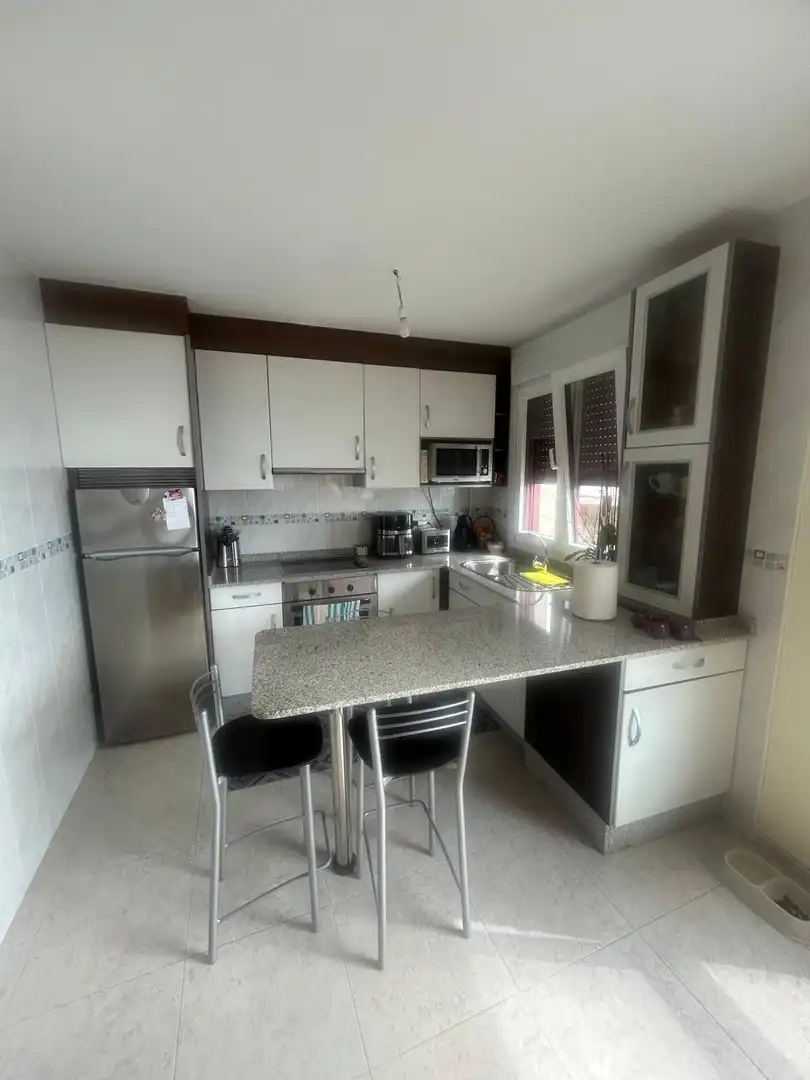 Kitchen of Flat for sale in Boiro  with Heating and Furnished