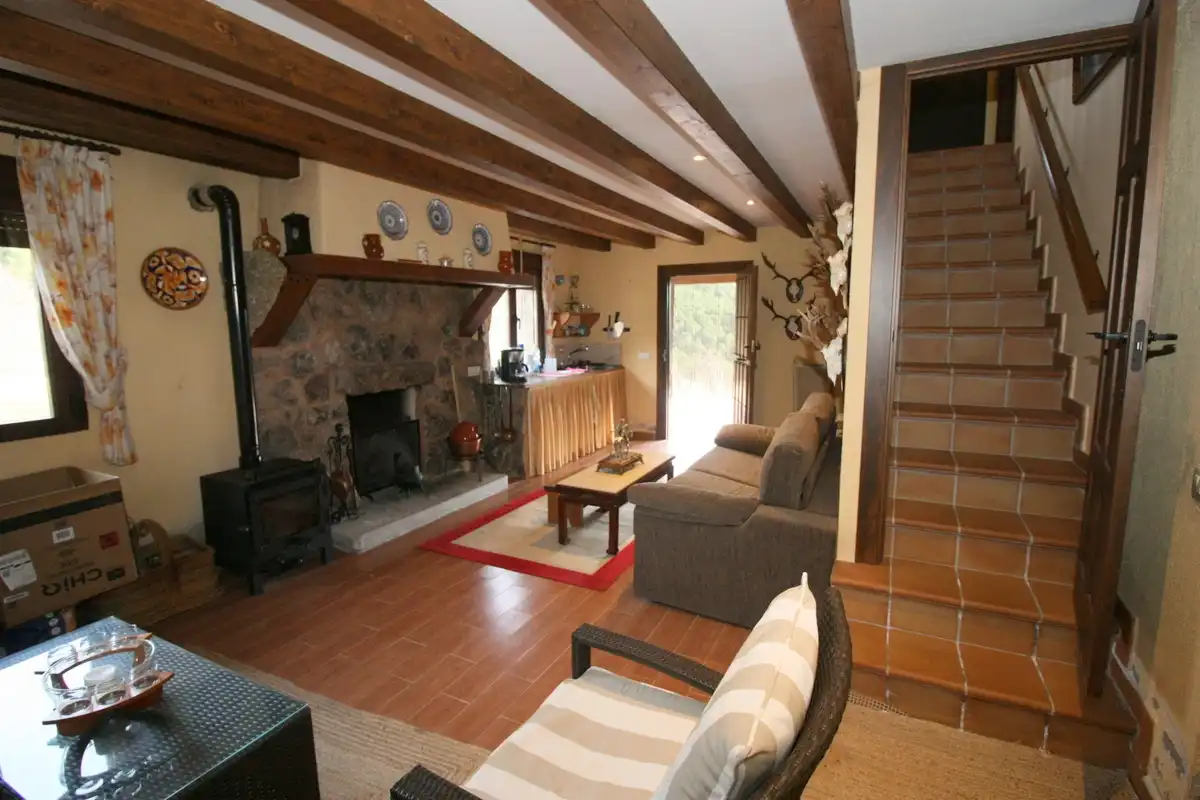 Living room of Country homes for sale in Guisando  with Heating, Private garden and Terrace