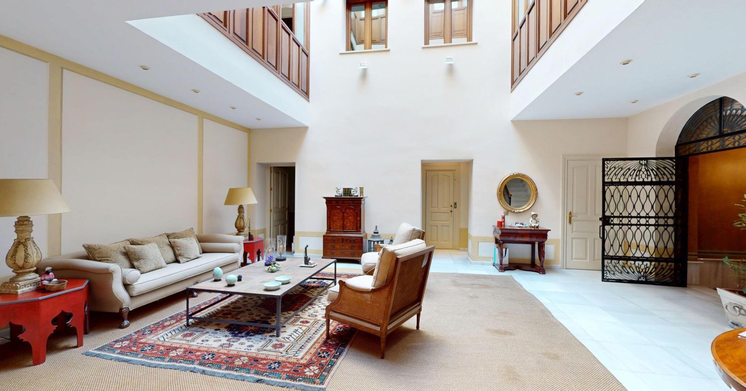 Sala d'estar de Casa o xalet en venda en  Sevilla Capital amb Aire condicionat, Calefacció i Terrassa