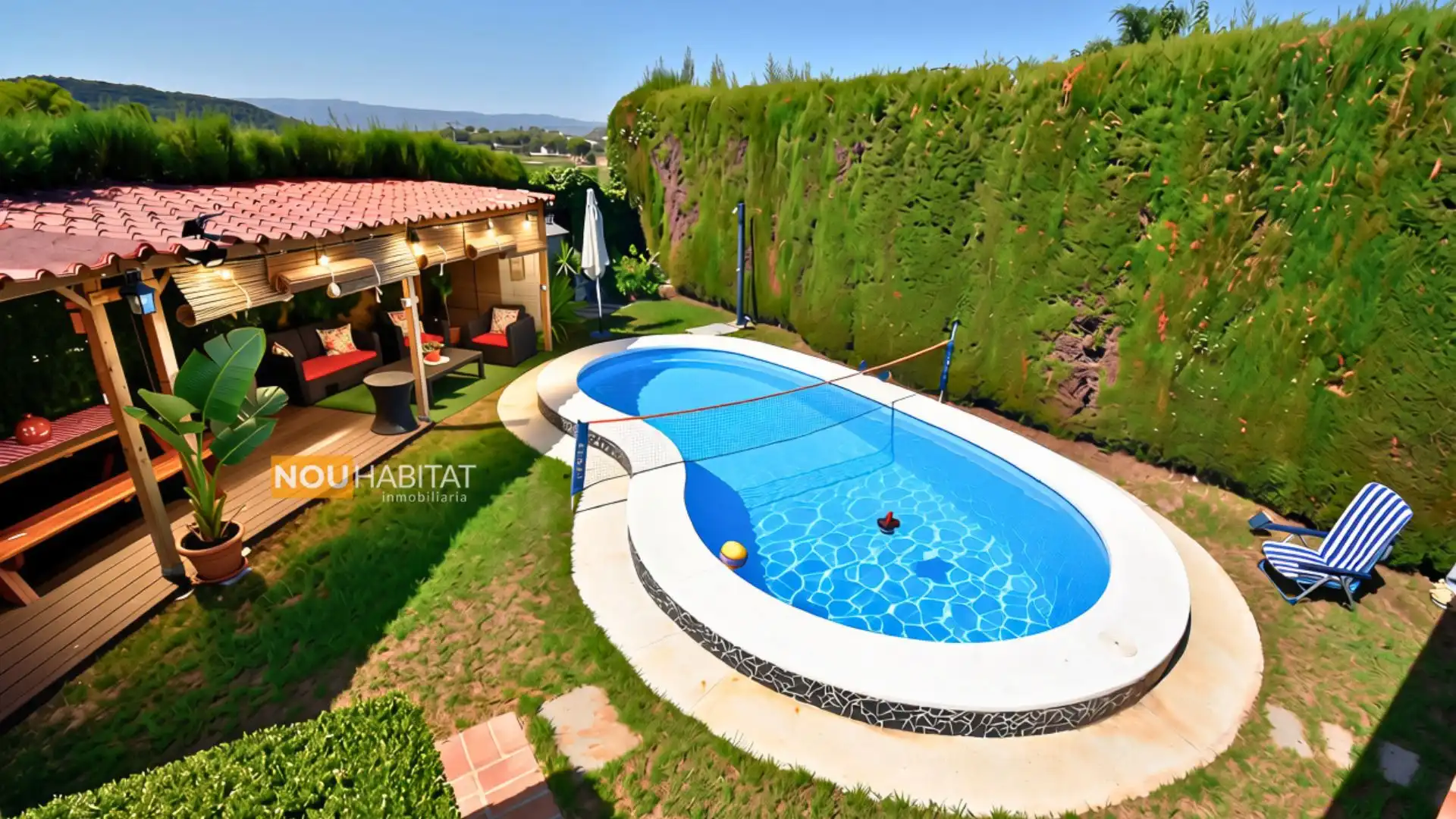 Casa aparellada amb piscina en venda a Montserrat, imagen 29