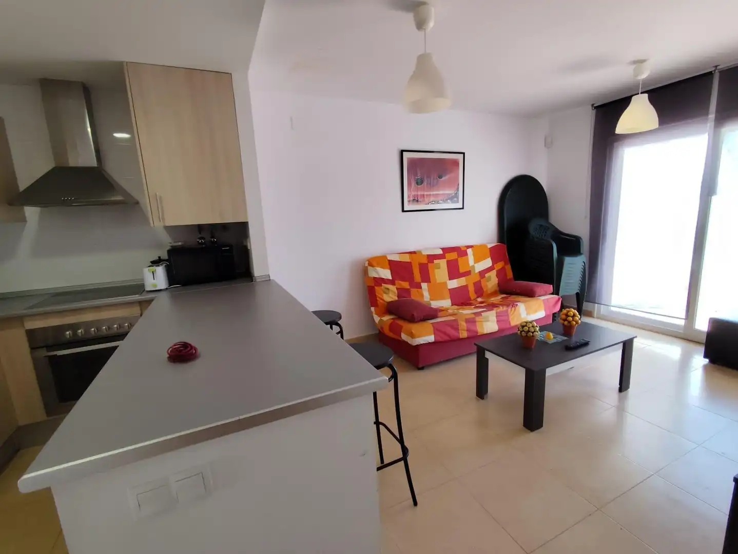 Sala d'estar de Casa o xalet en venda en Alhama de Murcia amb Jardí privat, Terrassa i Moblat