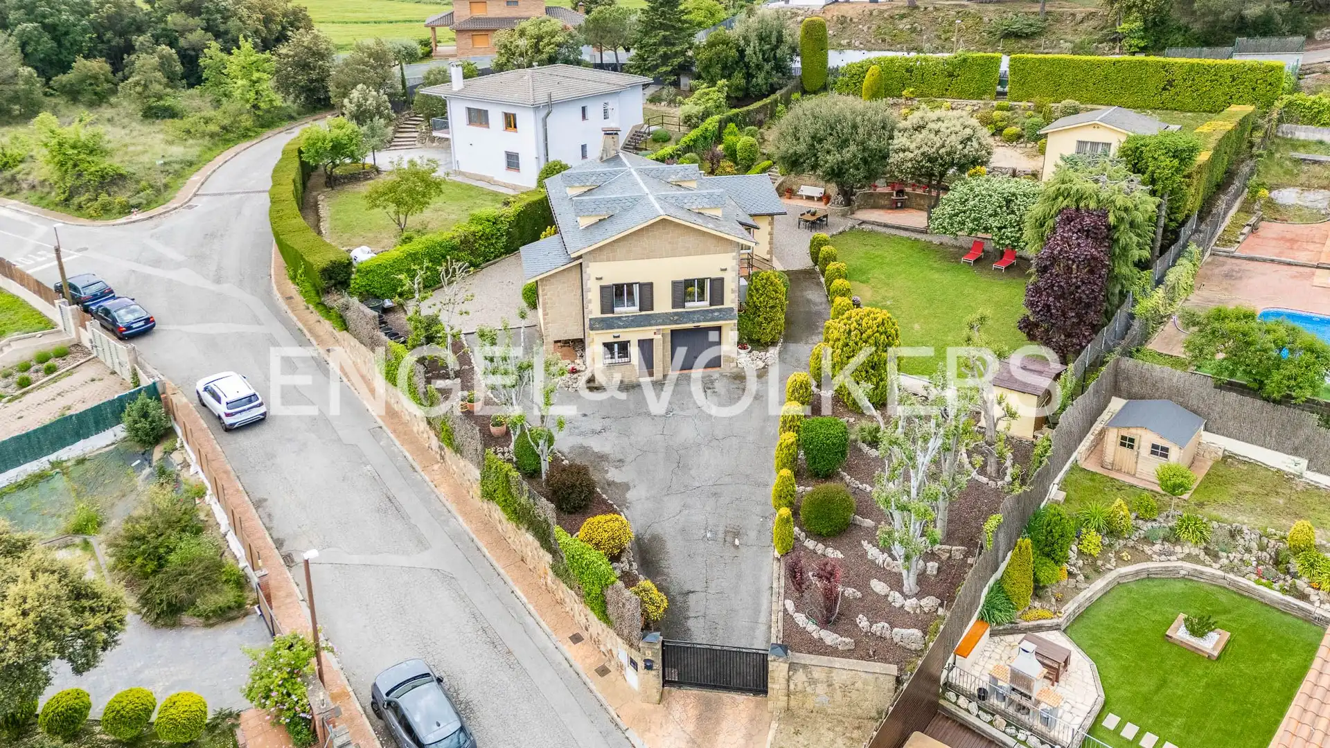 Vista exterior de Casa o chalet en venta en Sant Quirze Safaja con Calefacción, Jardín privado y Terraza