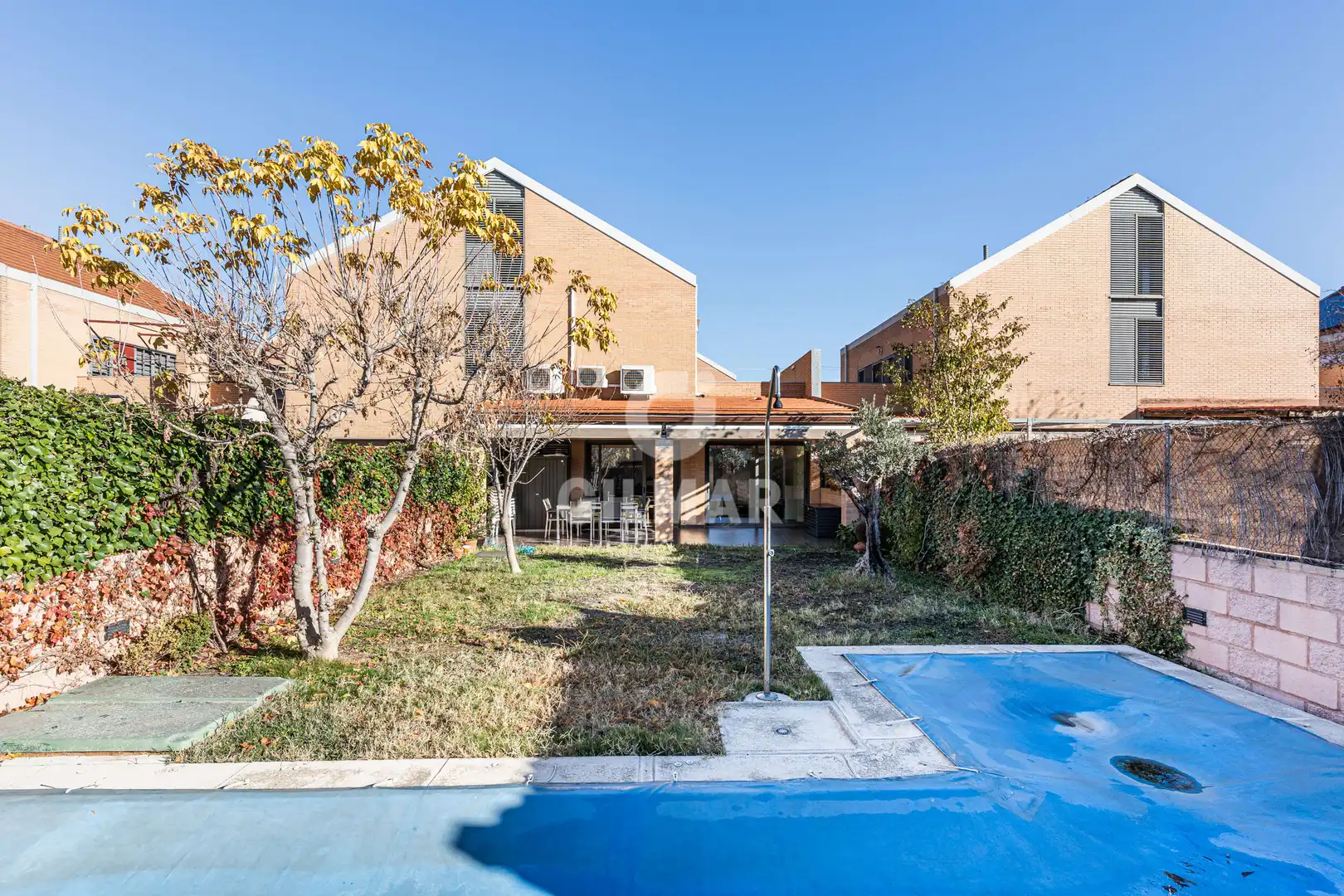 Garten von Einfamilien-Reihenhaus zum Verkauf in Leganés mit Heizung, Privatgarten und Schwimmbad