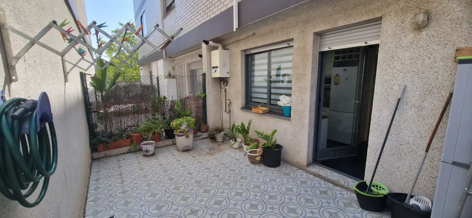 Terrace of Detached homes for sale in Zaragoza  with Air Conditioner, Heating and Private garden