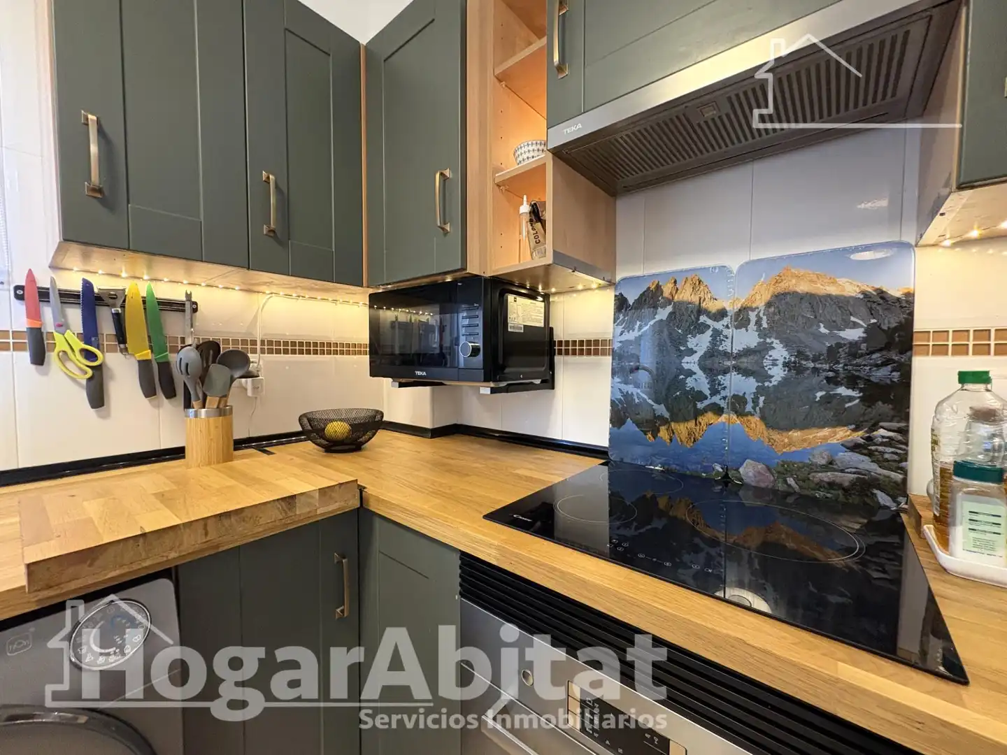 Cocina de Piso en venta en Tavernes de la Valldigna con Terraza y Balcón