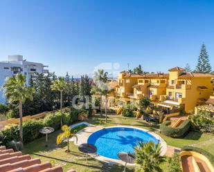 Garden of Single-family semi-detached for sale in Estepona  with Air Conditioner and Community pool