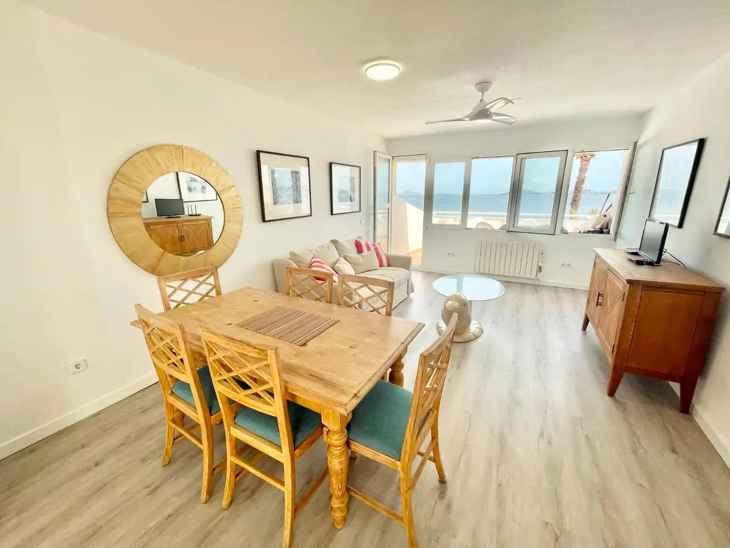 Dining room of Apartments for rent in Cartagena  with Air Conditioner, Terrace and Furnished