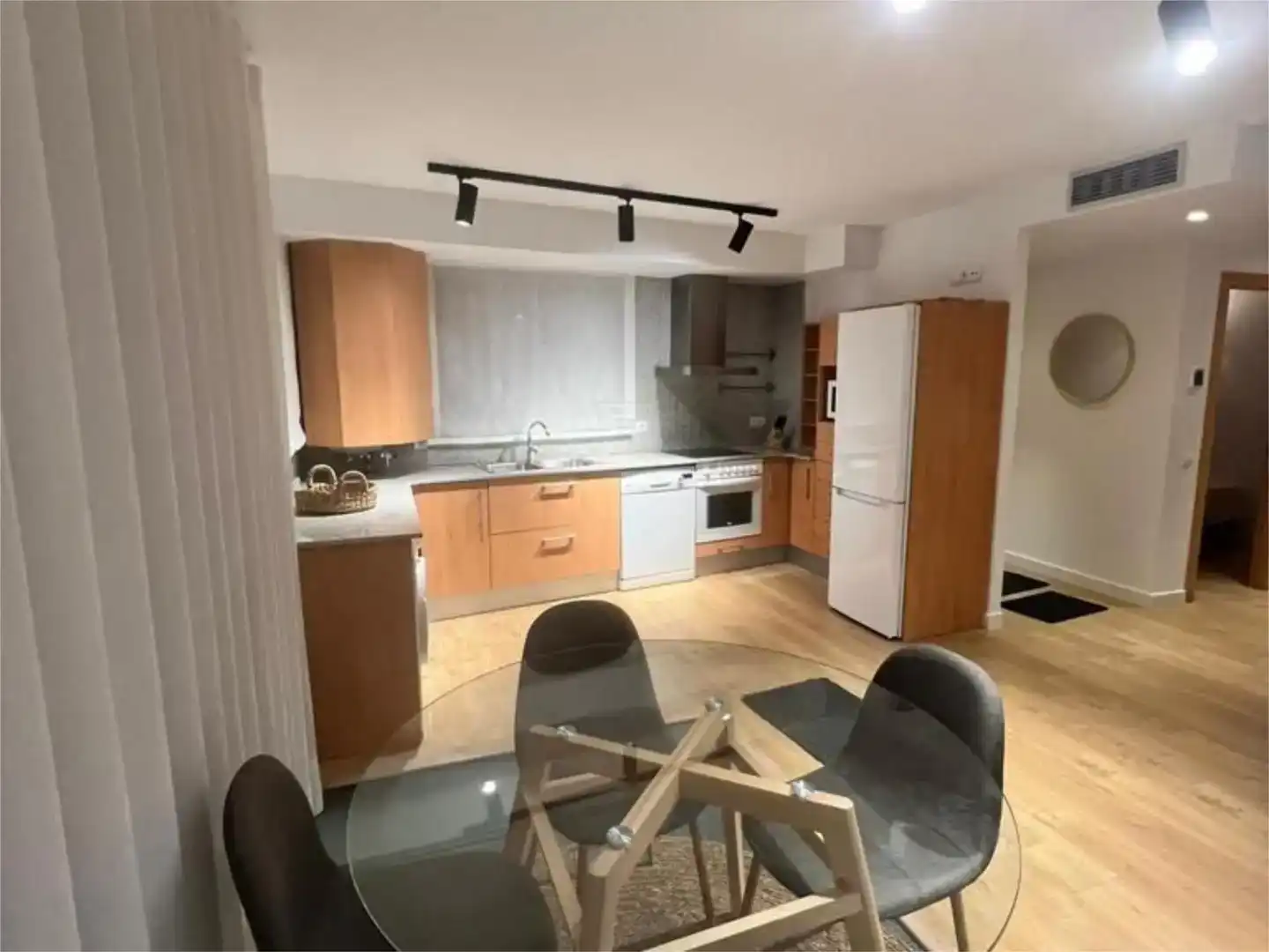 Kitchen of Flat for rent in Alella  with Air Conditioner