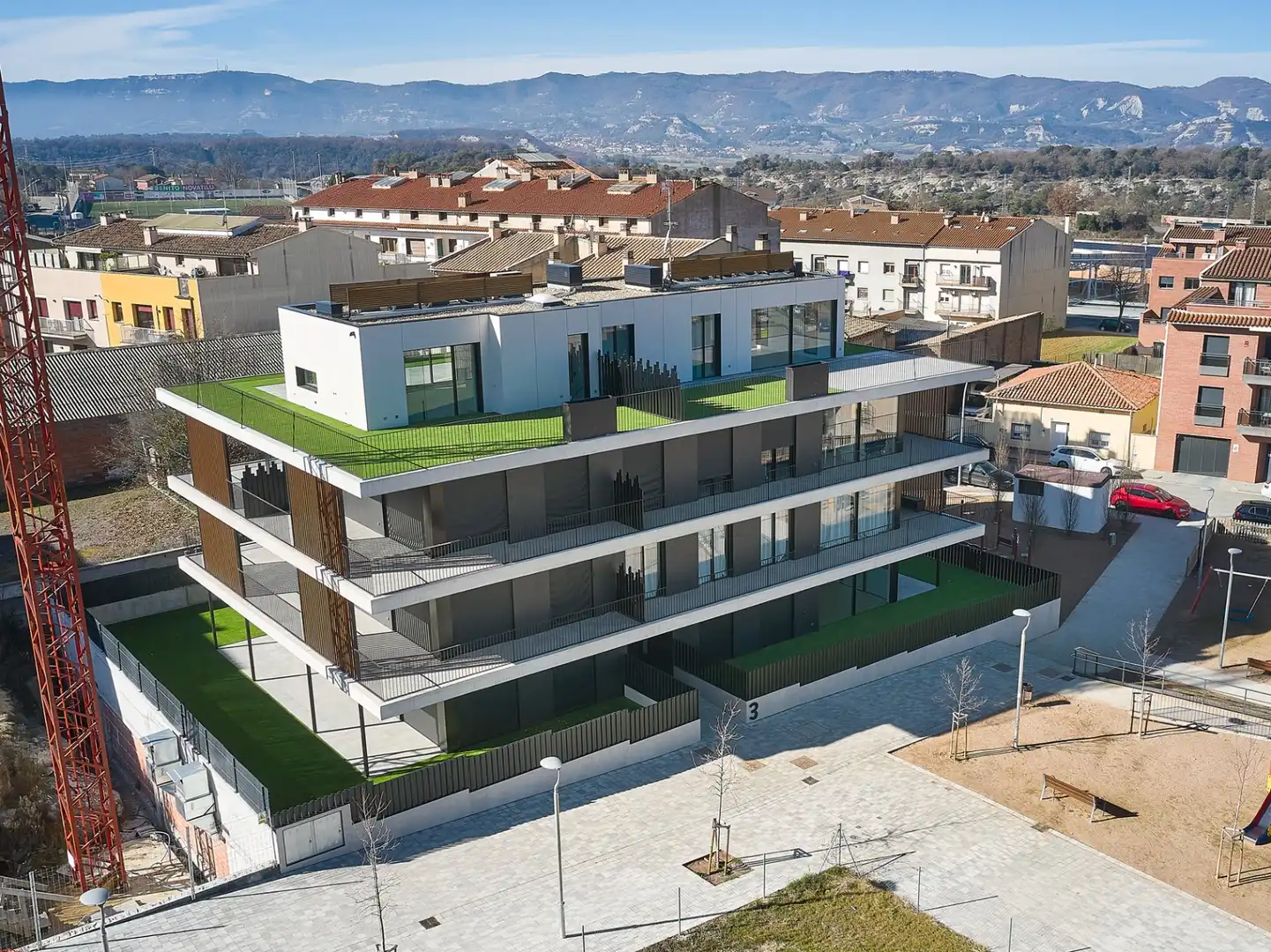 Vista exterior de Dúplex en venta en Taradell con Terraza