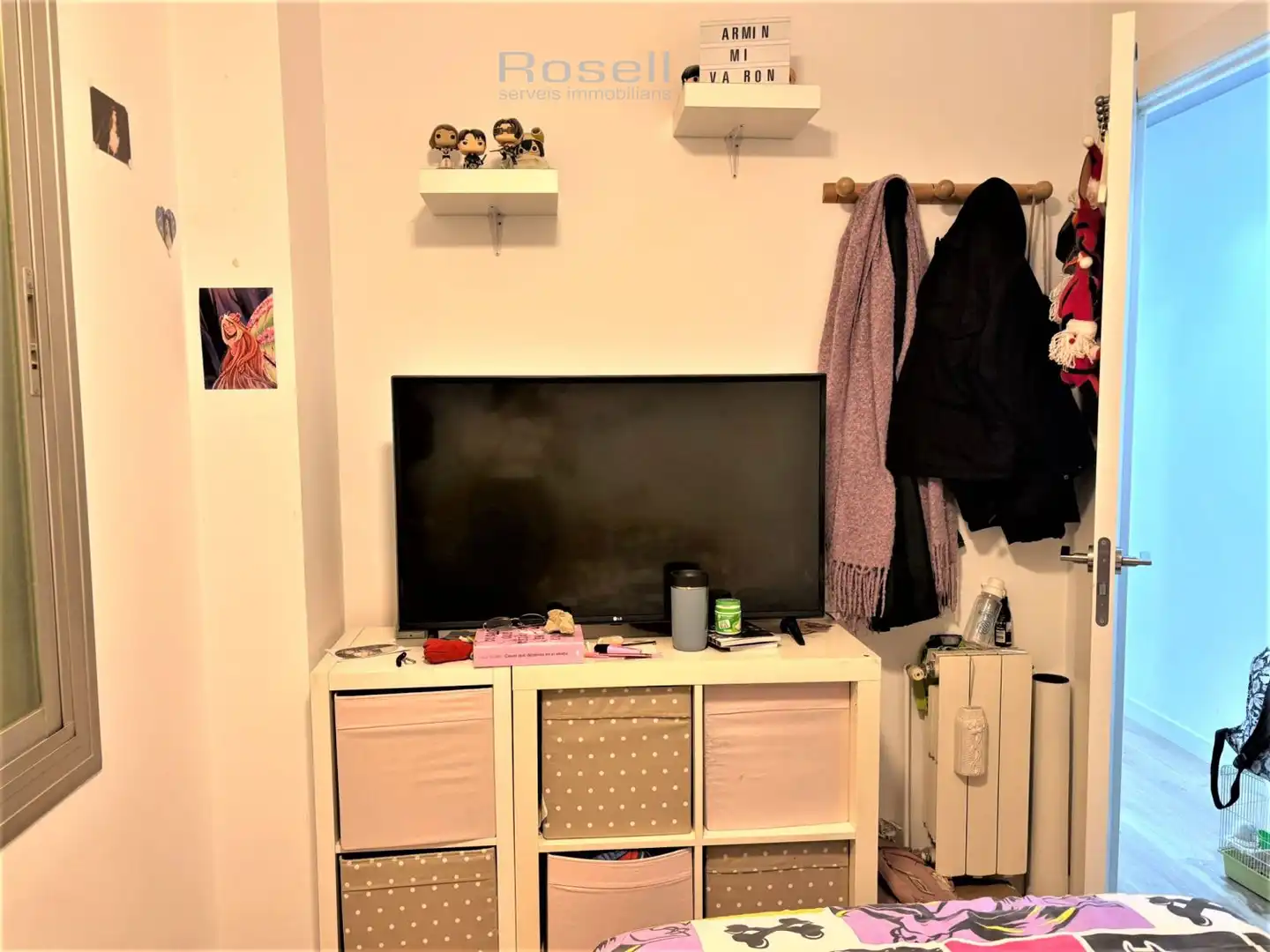 Sala de estar de Piso en venta en Terrassa con Calefacción, Parquet y Balcón