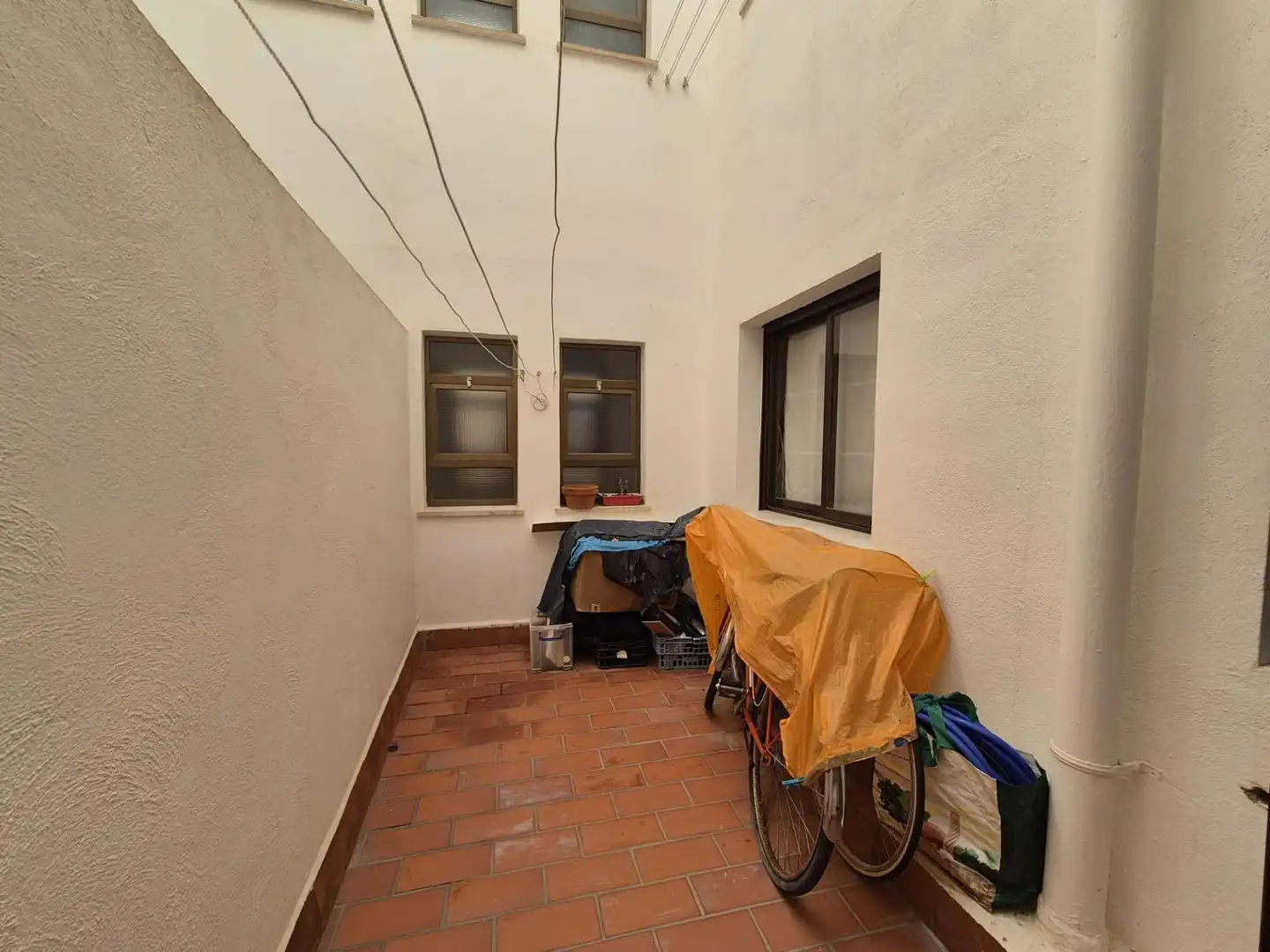 Terrasse von Wohnung zum Verkauf in El Ejido mit Klimaanlage, Abstellraum und Möbliert