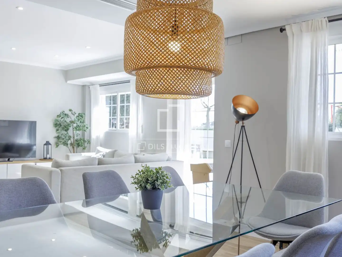 Sala d'estar de Casa o xalet en venda en Puçol amb Aire condicionat, Jardí privat i Parquet