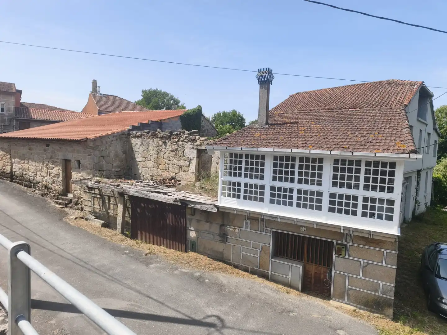 Vista exterior de Casa o xalet en venda en Baños de Molgas