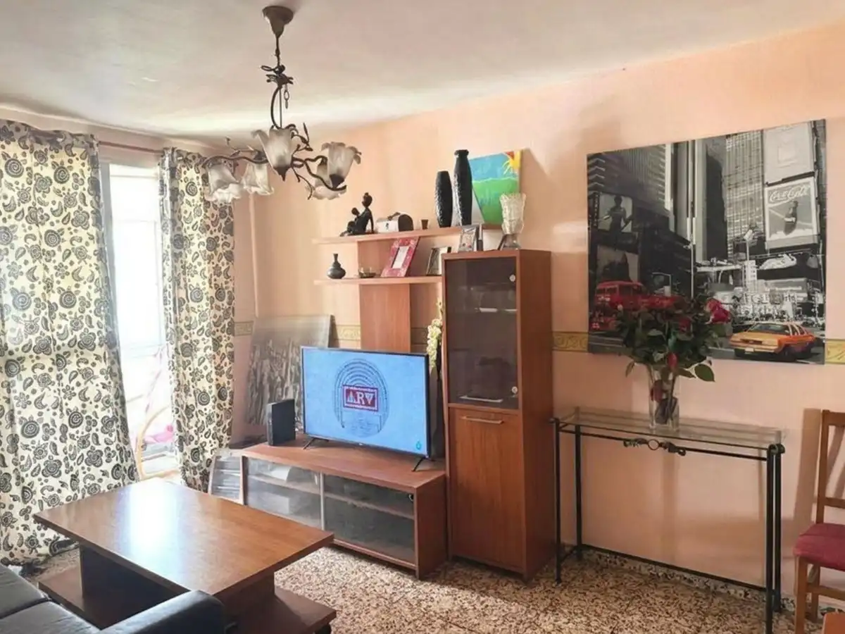 Sala de estar de Piso en venta en Málaga