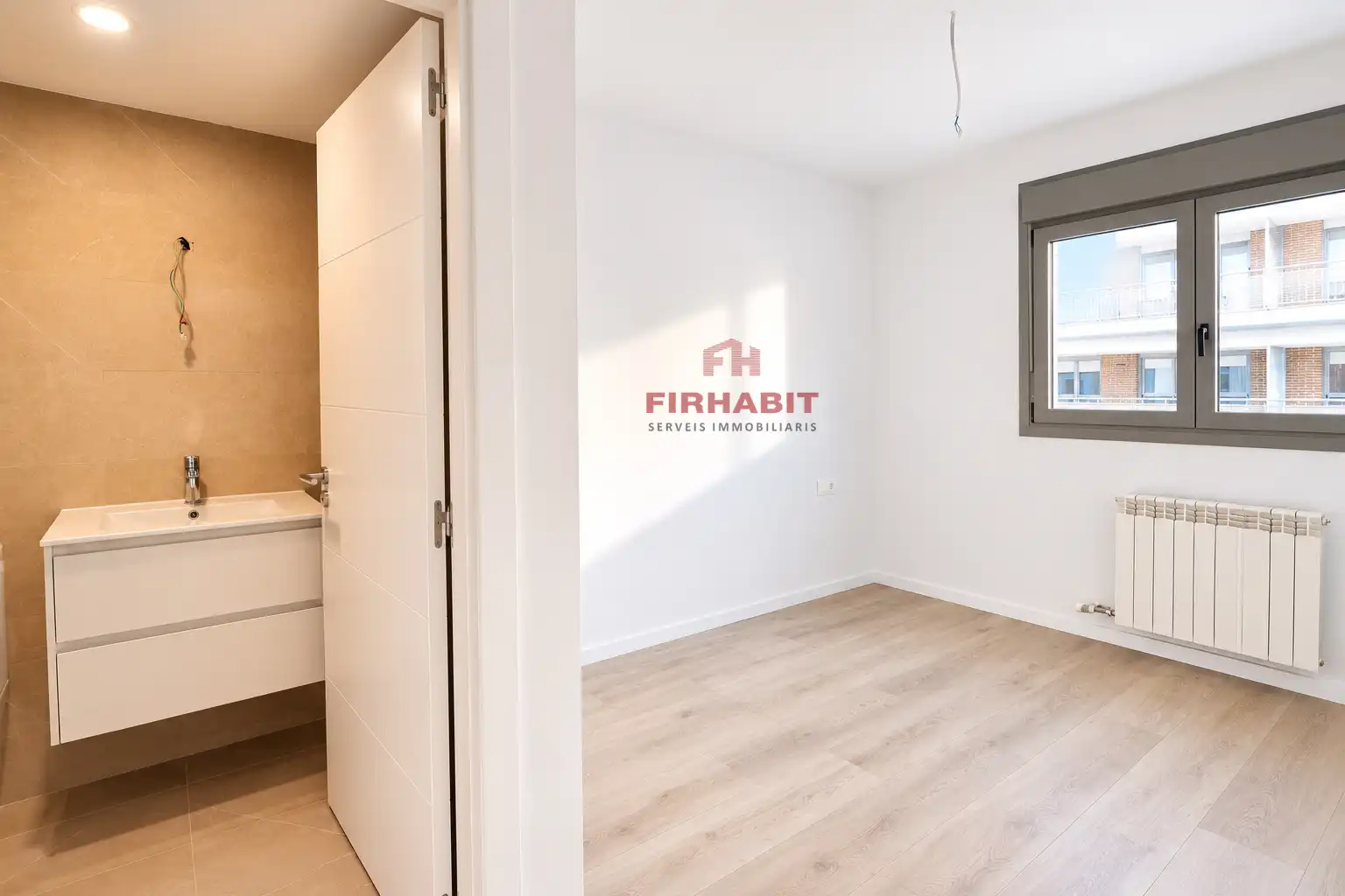 Bedroom of Flat for rent in Mataró  with Air Conditioner, Heating and Parquet flooring