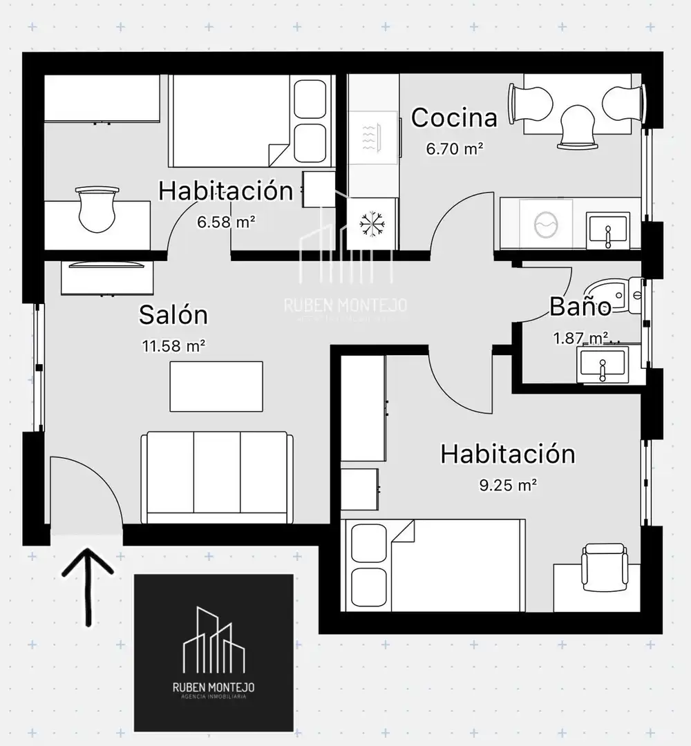 Piso en venta en Salamanca con Calefacción, Amueblado y Horno