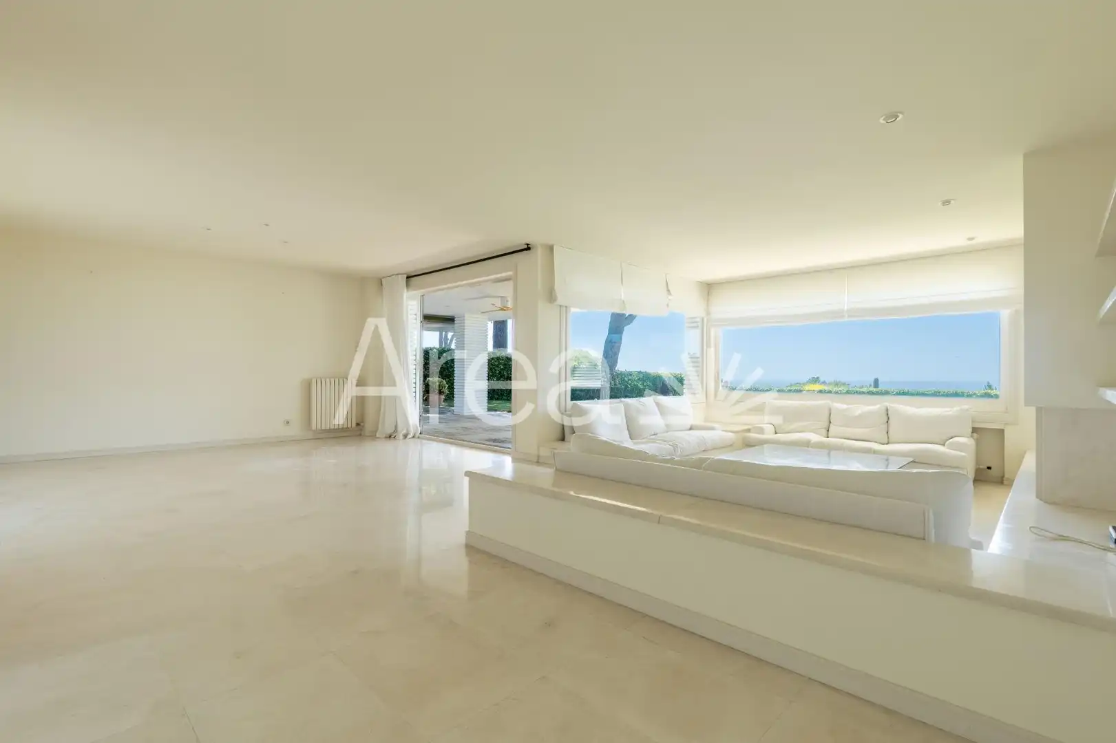 Living room of Houses for rent in Sant Andreu de Llavaneres  with Air Conditioner, Heating and Private garden