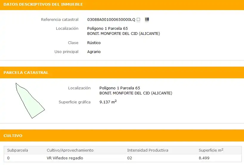 Rustikales Grundstück zum Verkauf in Monforte del Cid, imagen 5