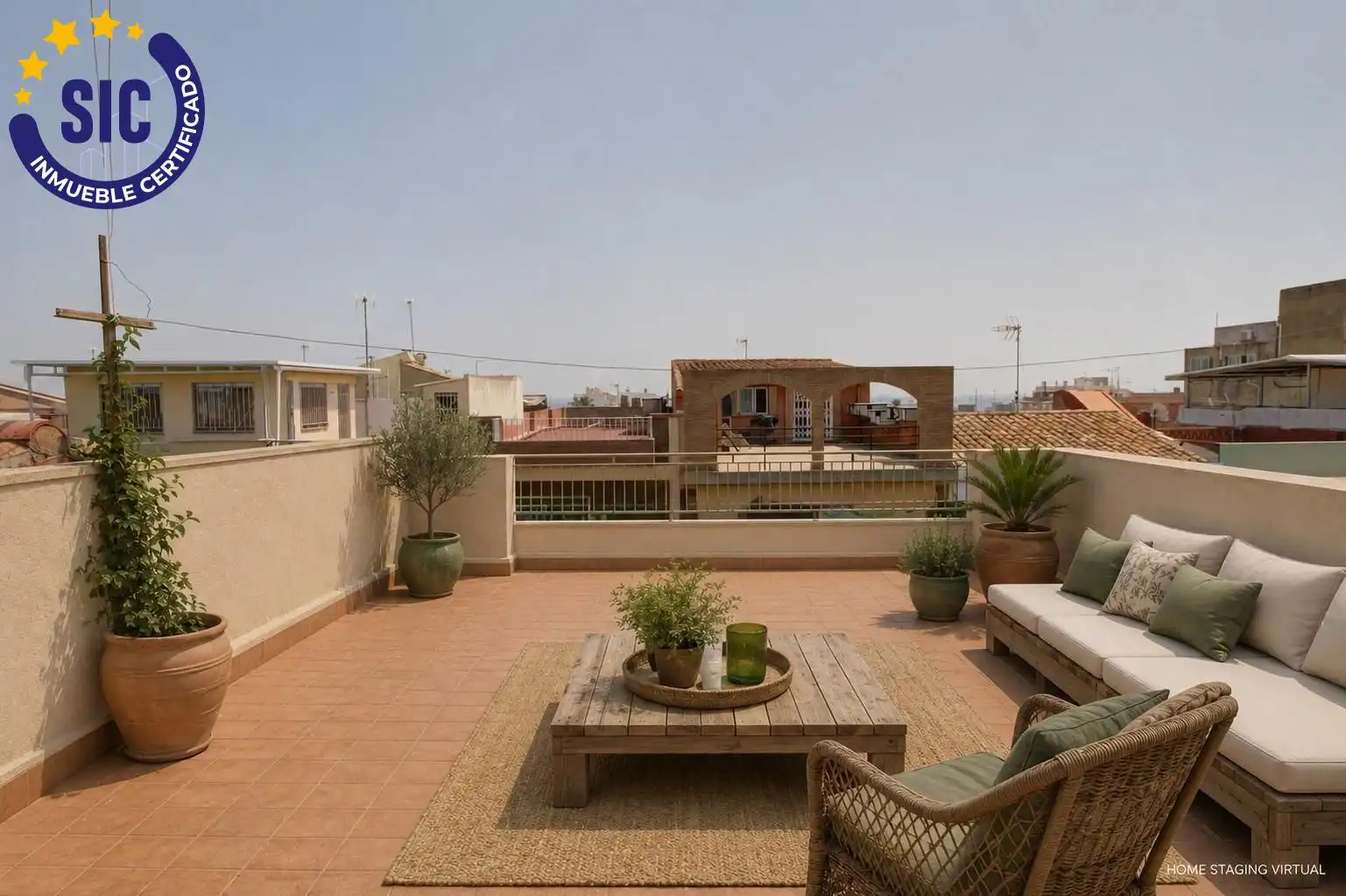 Terraza de Dúplex en venta en Faura con Terraza, Trastero y Balcón