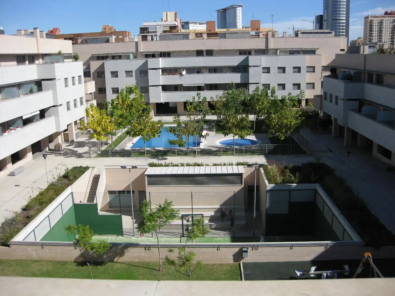 Vista exterior de Pis de lloguer en Valencia amb Aire condicionat, Calefacció i Jardí privat