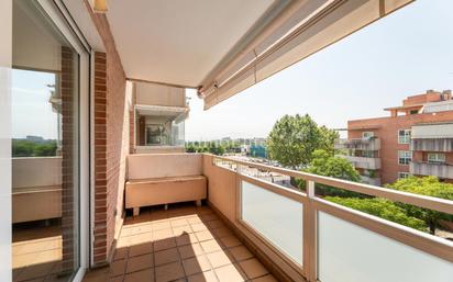 Balcony of Flat for sale in Pozuelo de Alarcón  with Air Conditioner, Heating and Parquet flooring