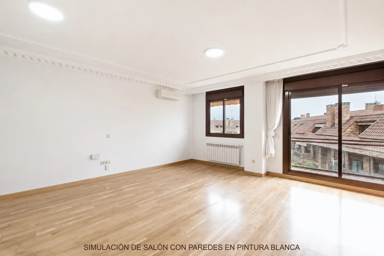 Sala d'estar de Àtic en venda en Pozuelo de Alarcón amb Aire condicionat, Calefacció i Parquet