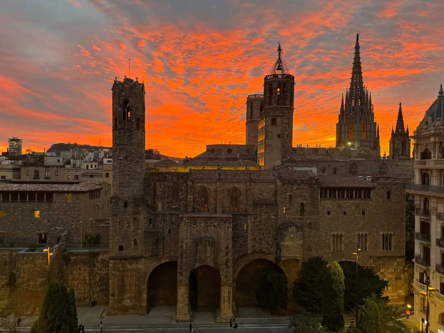 Vista exterior de Pis en venda en  Barcelona Capital amb Aire condicionat i Terrassa