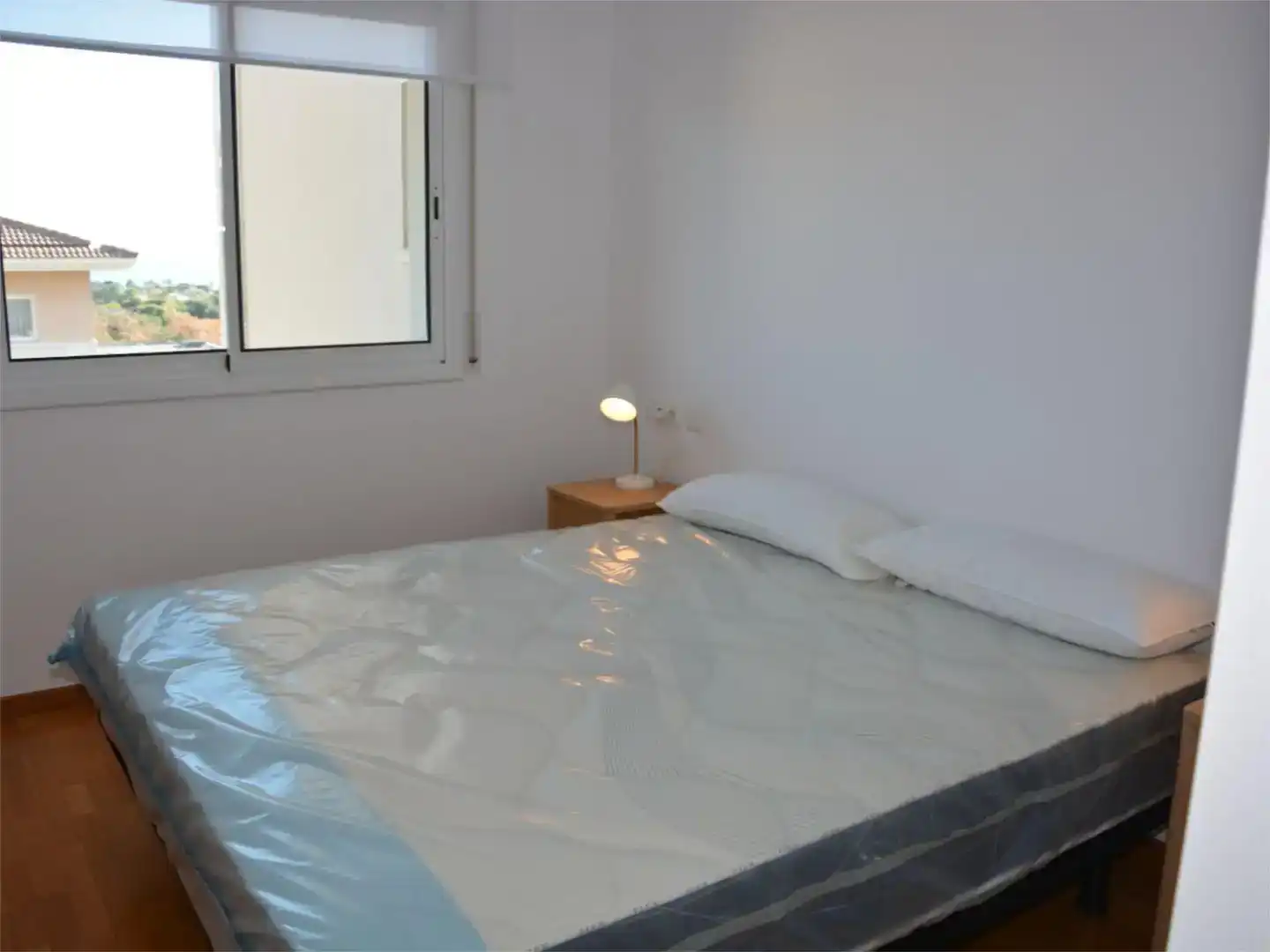 Schlafzimmer von Wohnung zur Miete in Sitges mit Klimaanlage, Schwimmbad und Balkon