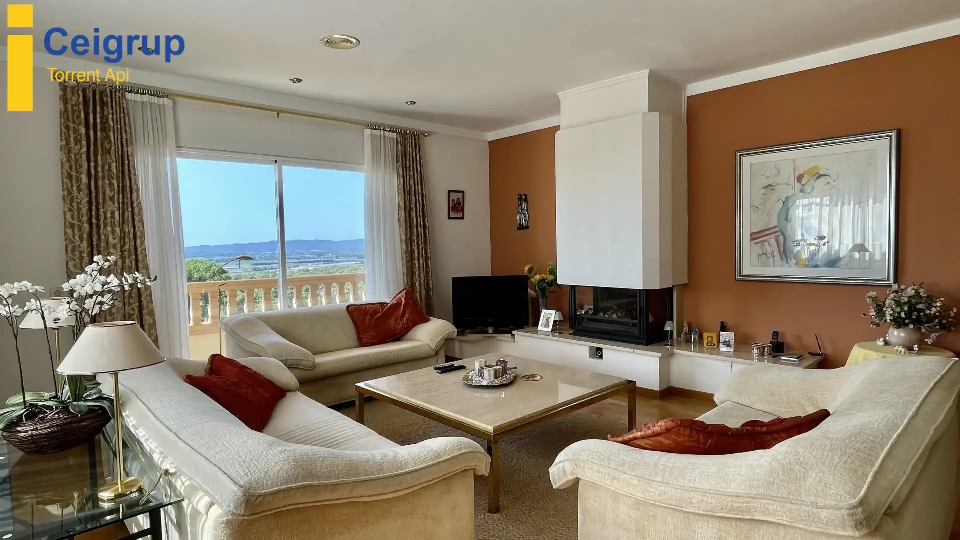 Sala de estar de Casa o chalet en venta en L'Estartit con Aire acondicionado, Calefacción y Terraza