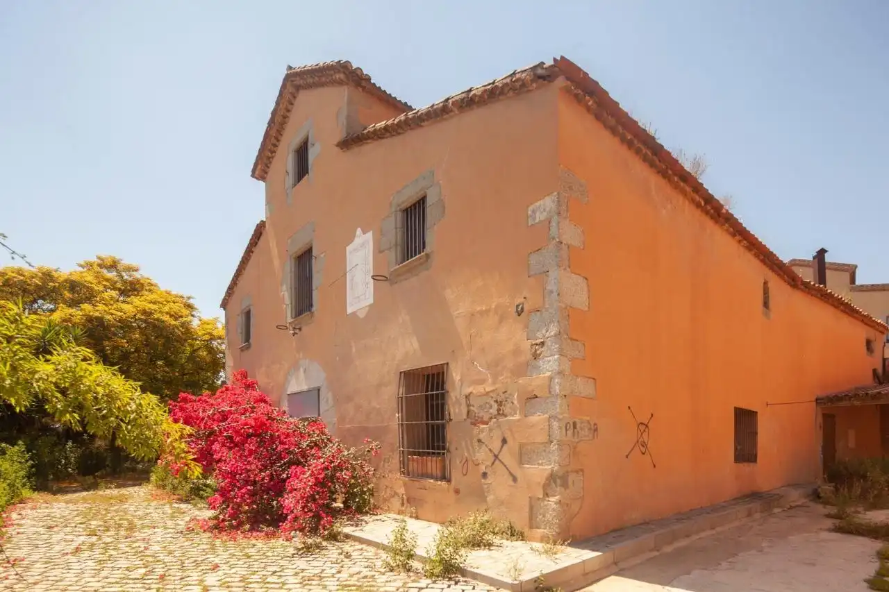Vista exterior de Finca rústica en venta en Cabrils con Jardín privado