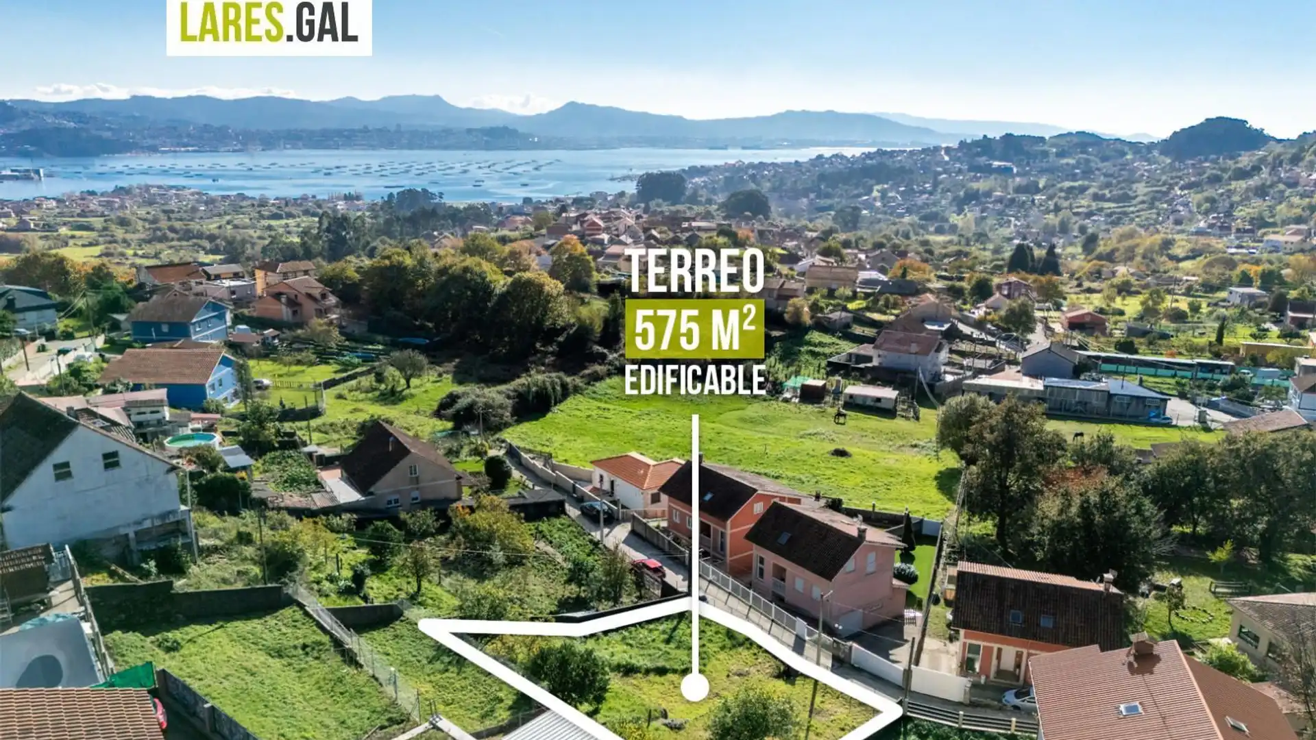 Terreno en venta en Moaña