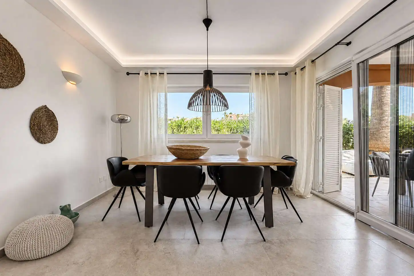 Esszimmer von Erdgeschoss zum Verkauf in Manacor mit Klimaanlage, Heizung und Terrasse