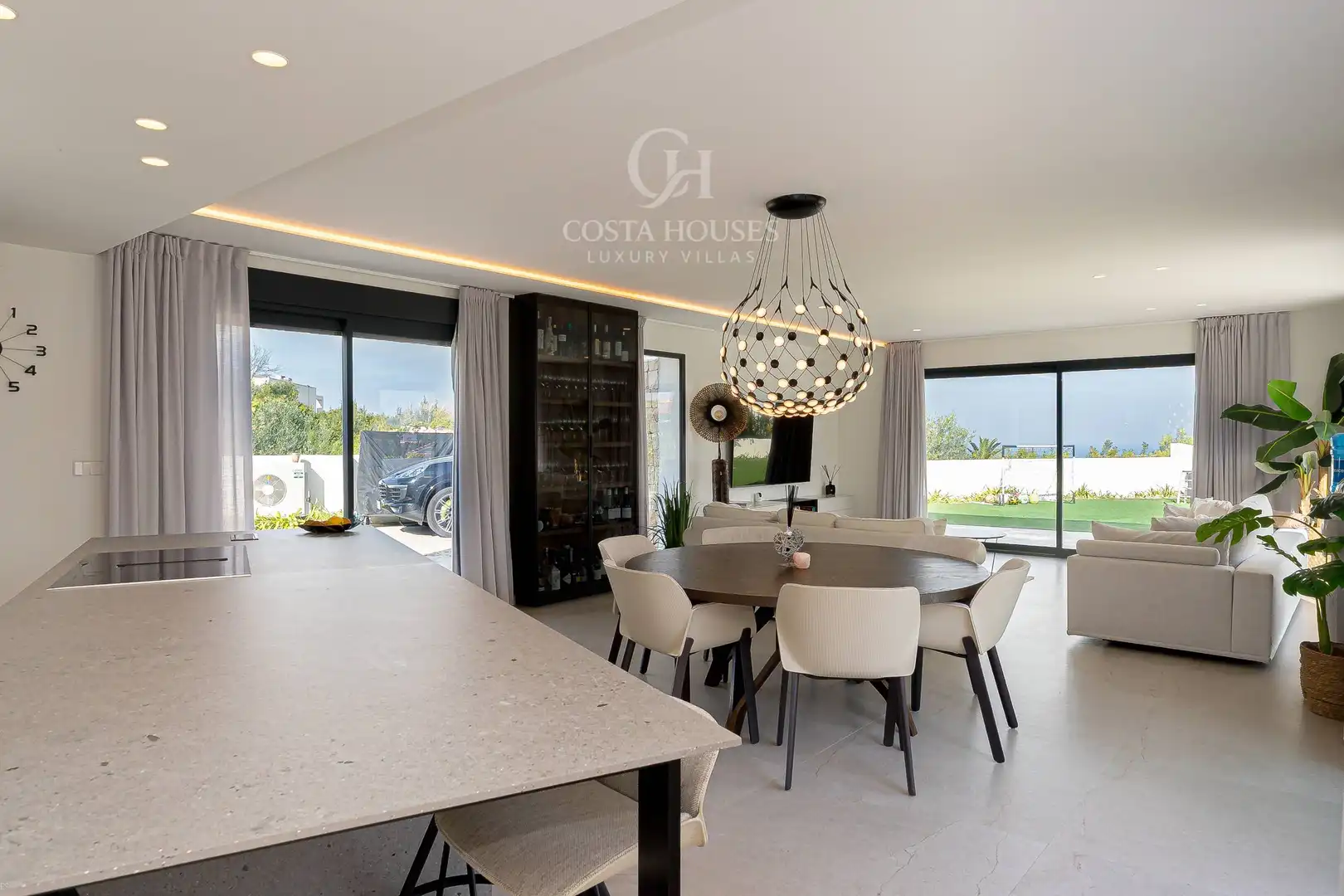 Dining room of Houses for sale in Dénia  with Air Conditioner, Heating and Private garden
