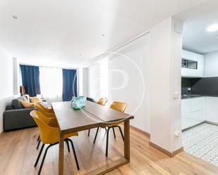 Dining room of Flat to rent in  Barcelona Capital  with Air Conditioner, Heating and Furnished